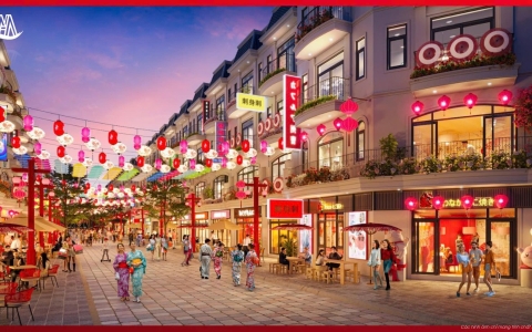 Thiết kế nhà phố shophouse Aeon Mỹ Tho theo chuẩn phong cách tân cổ điển – Đẳng cấp sống & kinh doanh giữa lòng thành phố