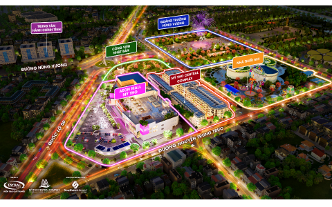 Nhà Phố Shophouse AEON Mall Mỹ Tho - Mô hình bất động sản thương mại hiện đại 